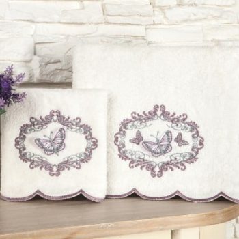 منشفة وجهة 60%خيزران 40%قطن مقاس 50*90