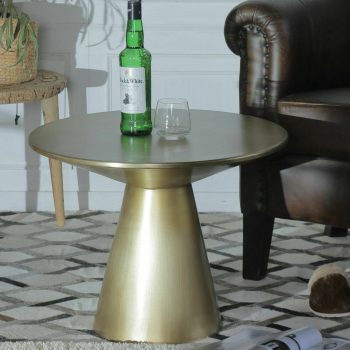 طاولات مجالس, طاولة نحاسية دائرية 61X61X46