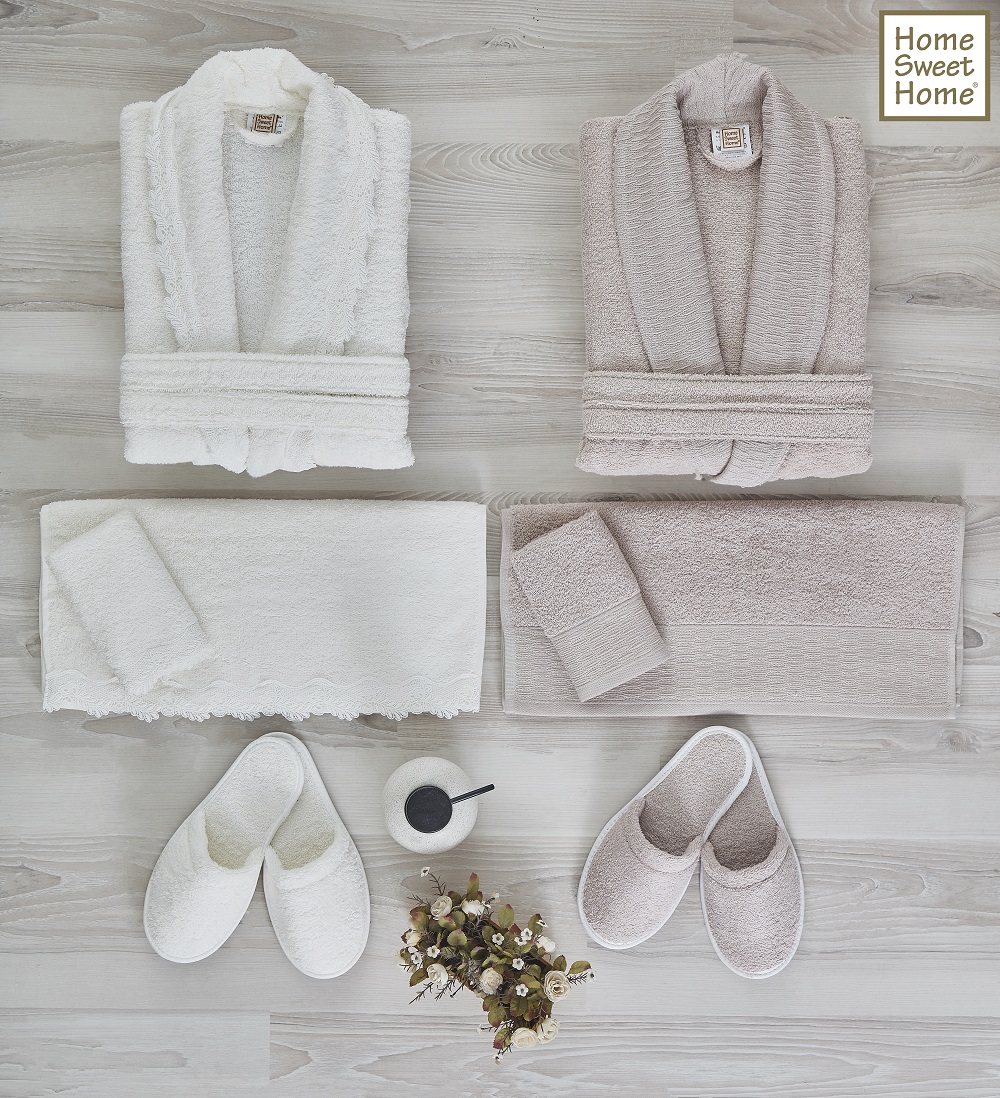 طقم روب حمام 10 قطع تركي من مجموعة TRINA